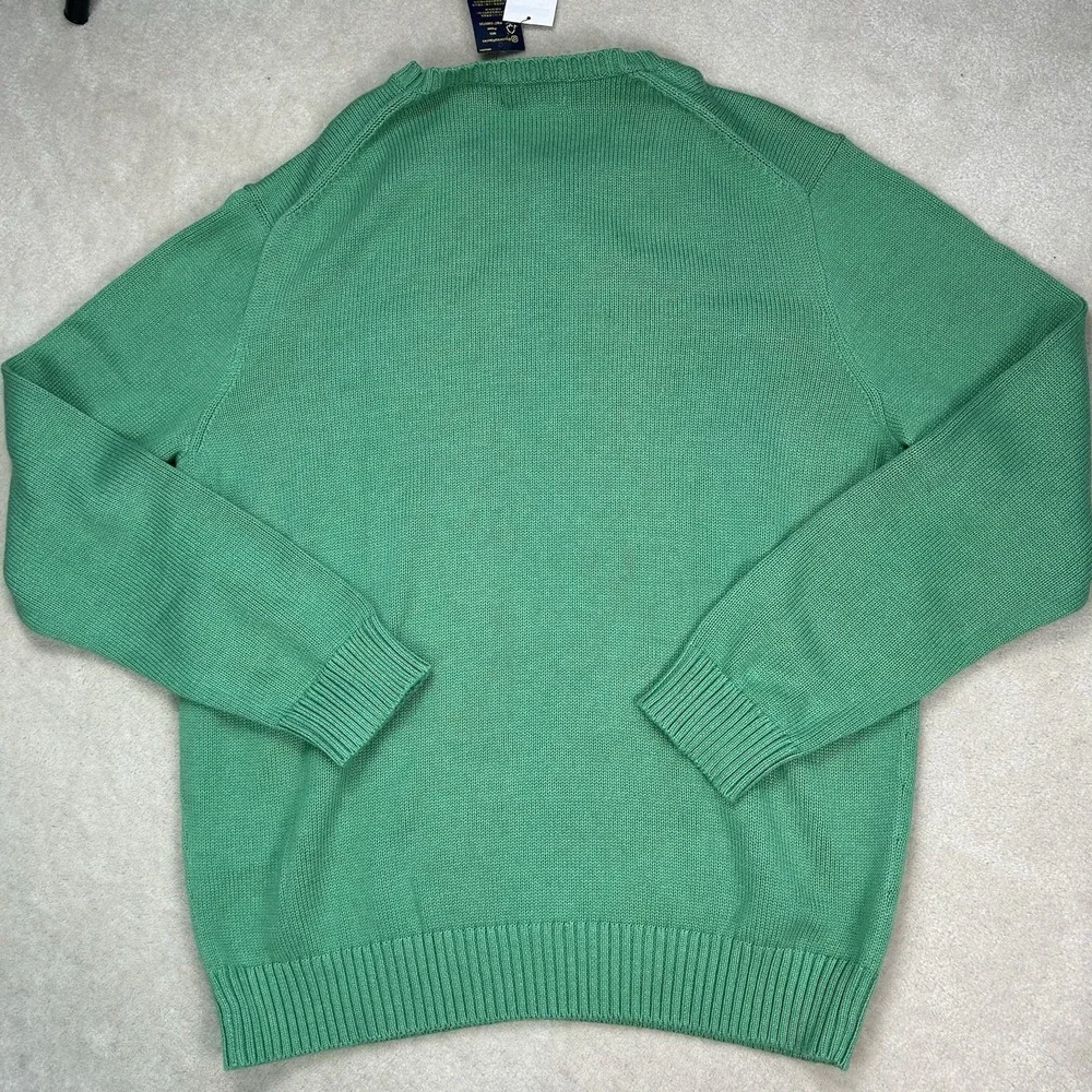 Polo Ralph Lauren Sweater Mens XL Crew Neck Heavy Cotton Knit Classic Preppy